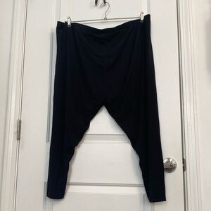 NWT Black Plus Size Leggings Ana Viv 3X